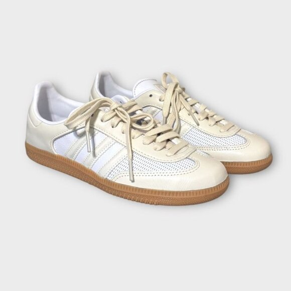 NEW Adidas SAMBA OG SHOES White Cream Gum 6 Women 37.5 NWOB $179 - Picture 2 of 10
